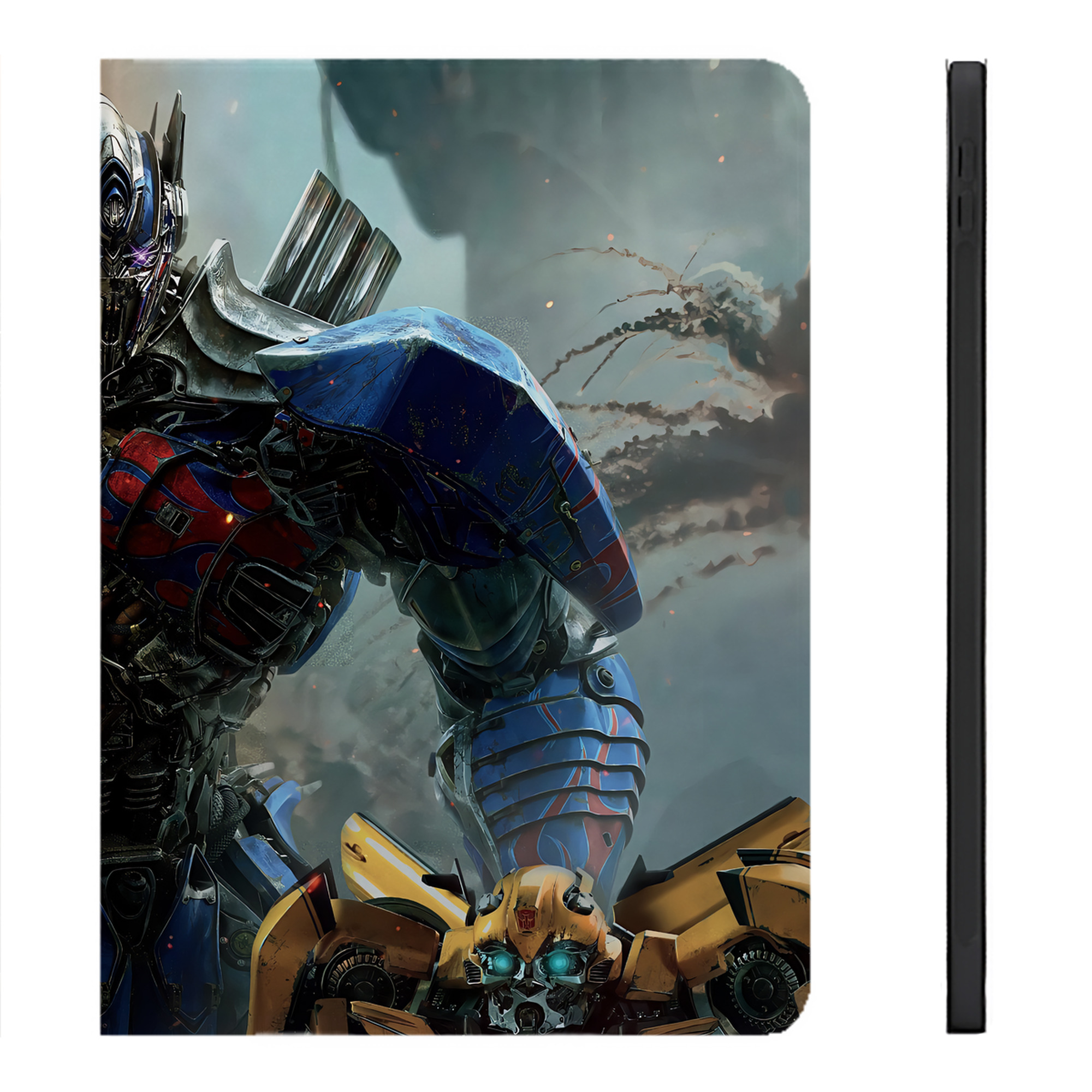 （画像用） Transformers トランスフォーマー IPadケース ペンホルダー付き ブックスタイルデザイン